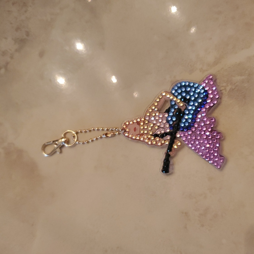 Taylor Swift Sparkle Guitar Bag Charm/Key Chain